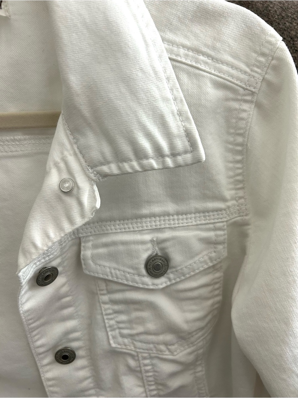 Classic White Women's Denim Jacket